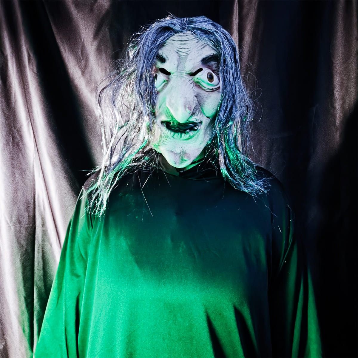 Miniatura 3 de Máscara Bruja Látex AT287-B